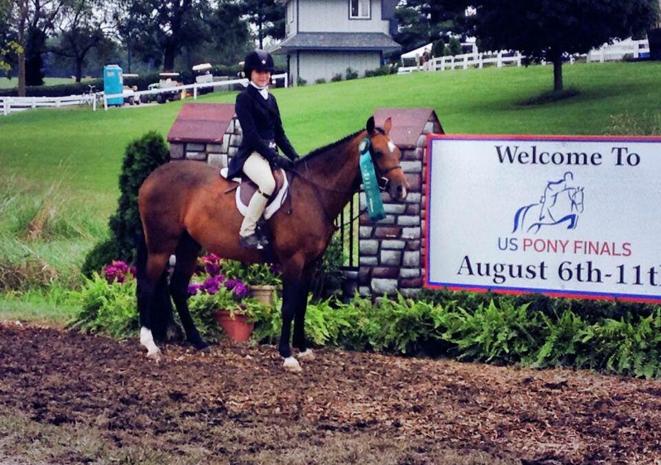 Hillcrest Songbird rides to success at USEF Pony Finals!